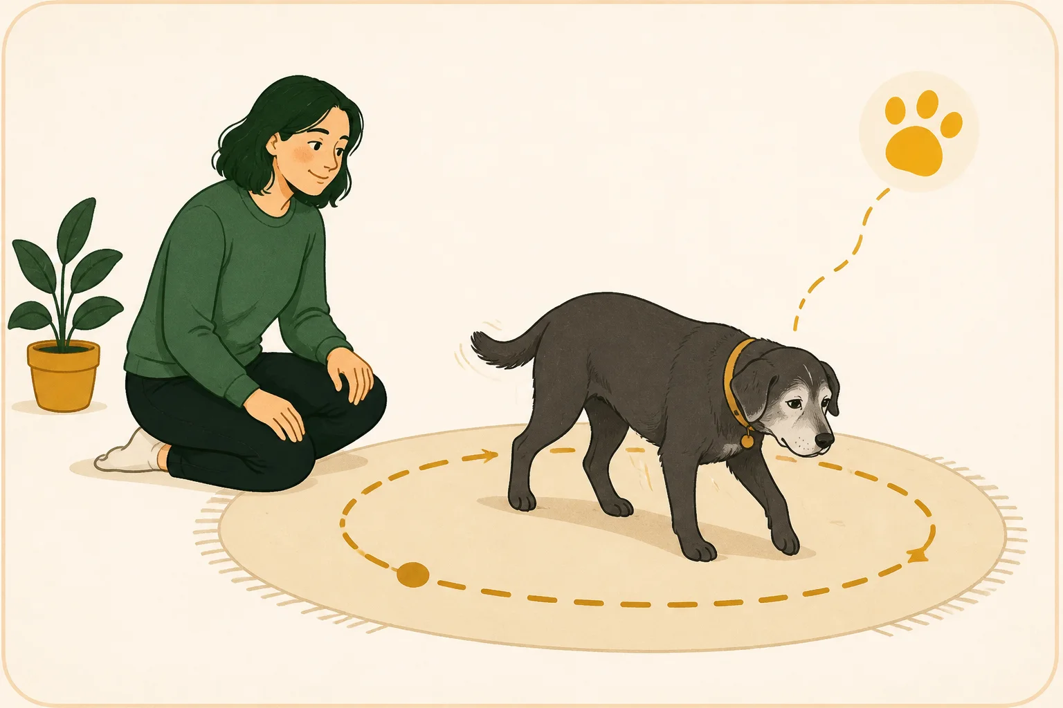 Old Dog Walking in Circles: What to Do Next