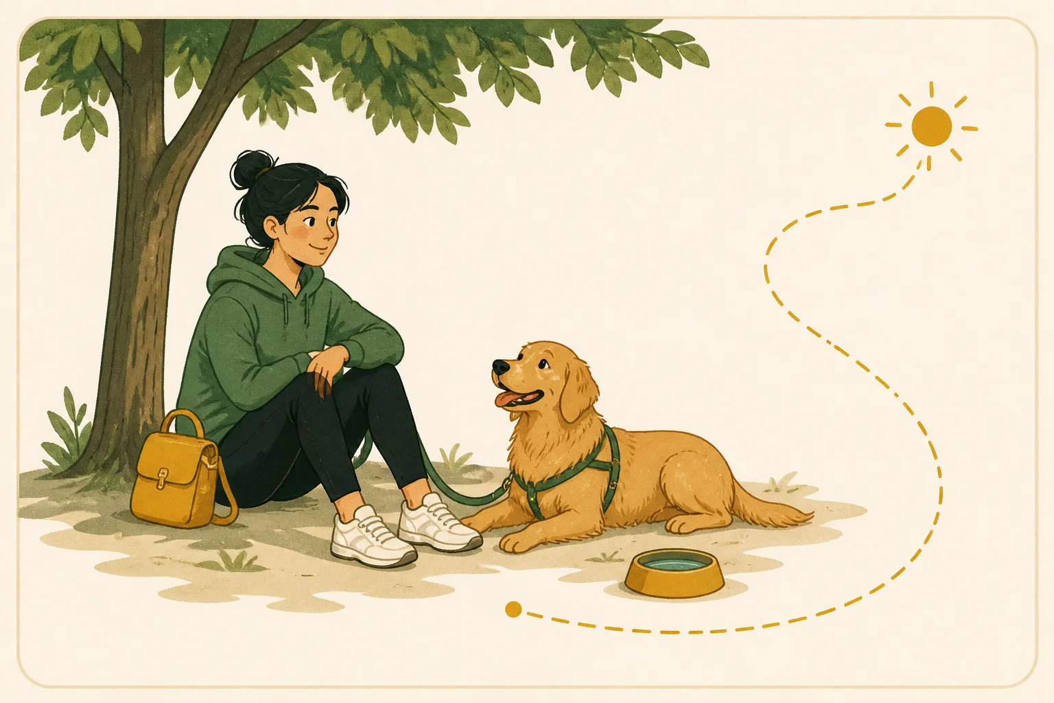 How to Exercise a Dog in Hot Weather: Pre-Walk Check