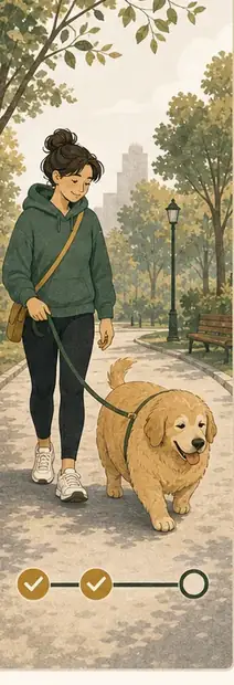 Walking a Dog to Lose Weight: Why It Stalls